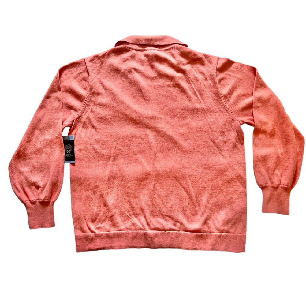 Vince Camuto Women’s Knit Shirt Size L Ocean Coral NWT Pull on - Picture 3 of 11